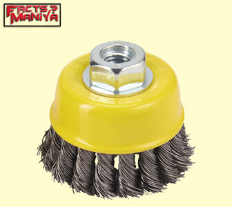 HOYIN Wire Cup Brush-Knotted Cup Brush for Grinders