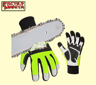 VGO 1-Pair Chainsaw Work Gloves Saw Protection 2